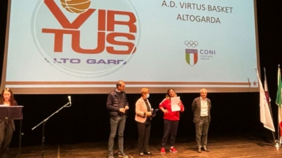 STELLA AL MERITO SPORTIVO DEL CONI PER LA VIRTUS: UNICA SOCIETÀ PREMIATA